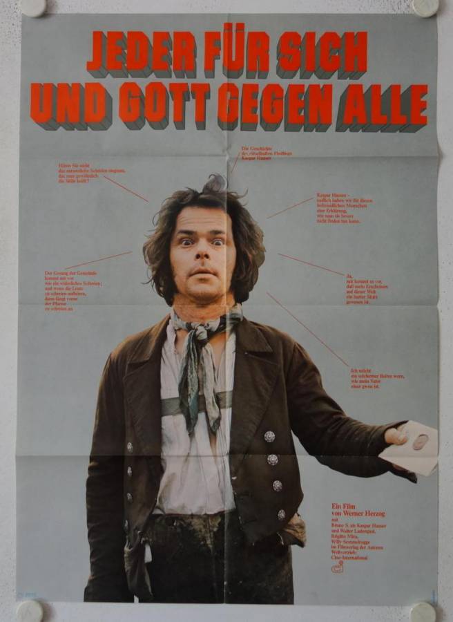 The Enigma of Kaspar Hauser original release german movie poster